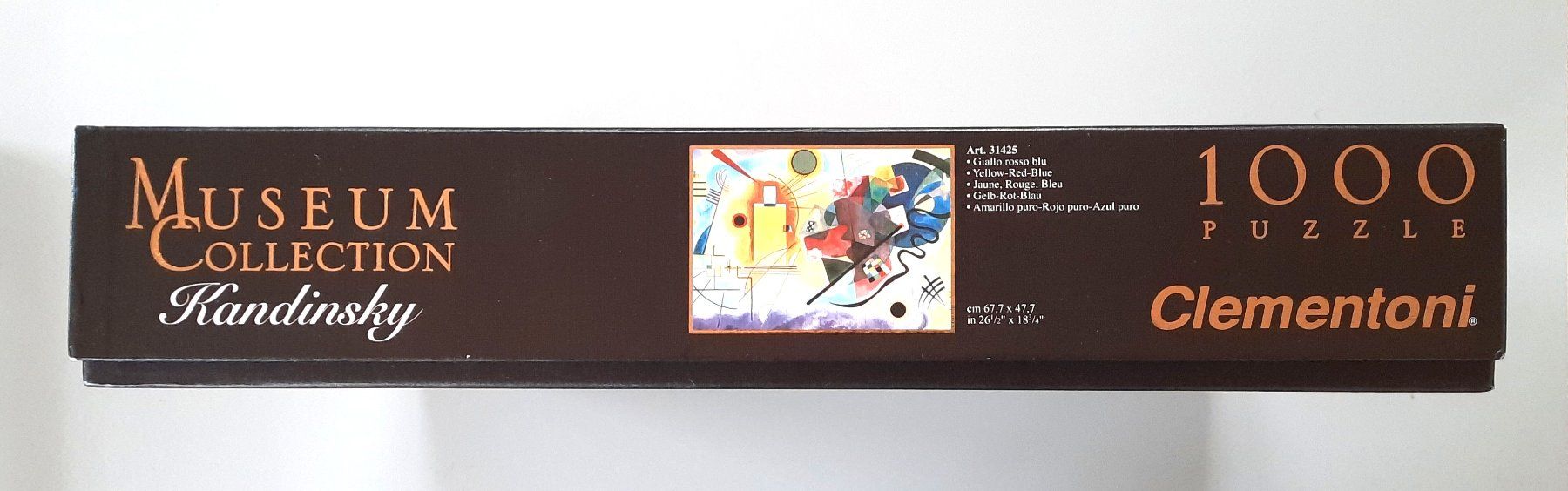 Clementoni Puzzle: 1000er Puzzle Clementoni Kandinsky komplett – Usato da Stettlen venduto da wewe54 1