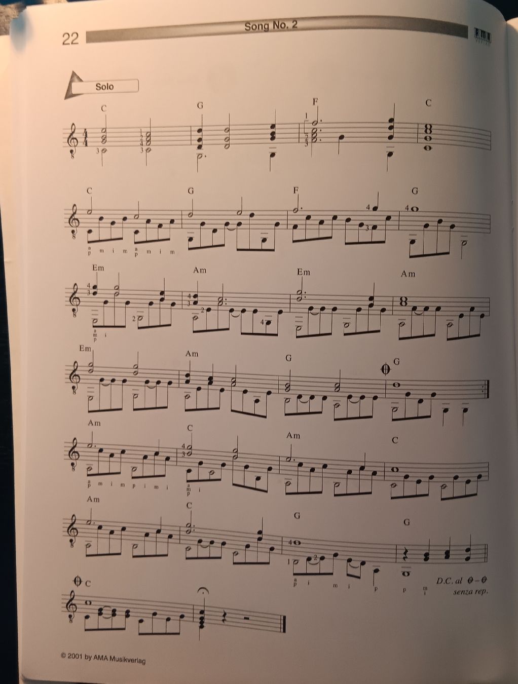 Strumenti musicali: Gitarrenbuch "Your First Melodies" mit CD, wie neu – Usato da Bad Zurzach venduto da BG1 8