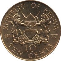 10 Cent Kenya 1977