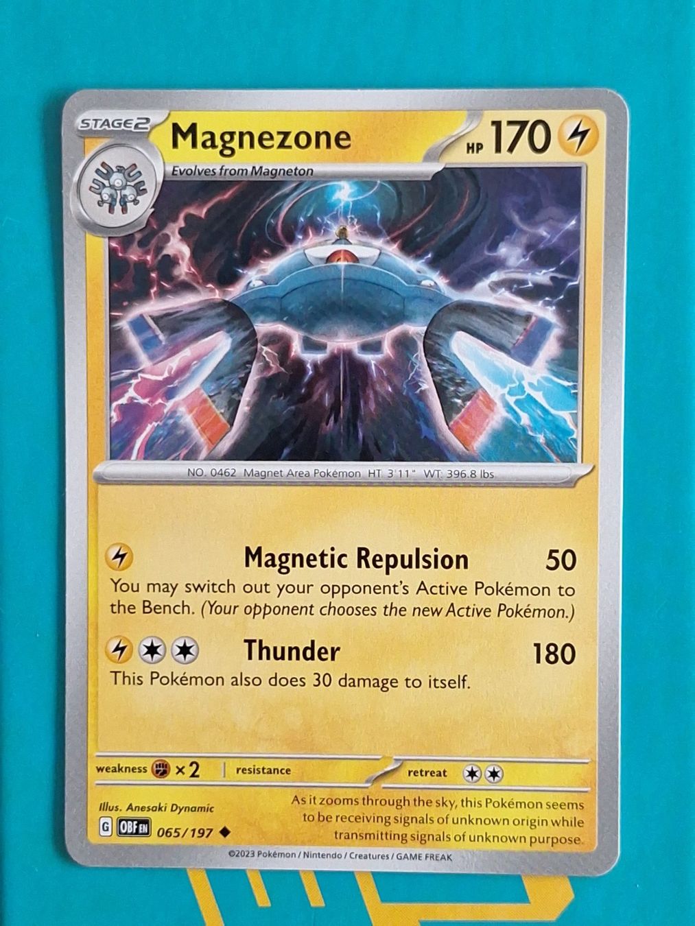 Pokémon Carte collezionabili: Magnezone - Pokemon Obsidian Flames – Usato da Altstätten SG venduto da GGsGameshop