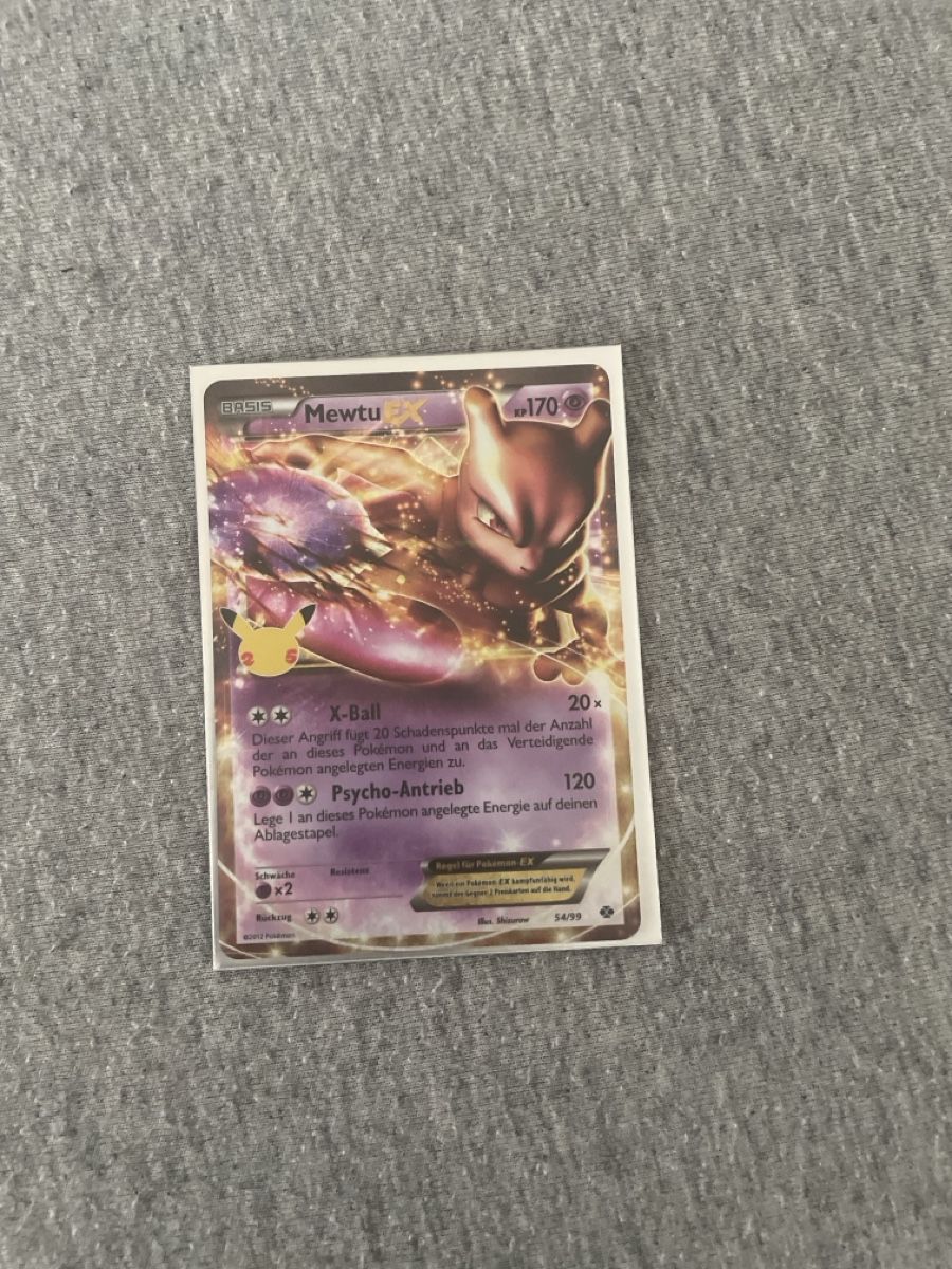 Pokémon Carte collezionabili: Mewtu EX Celebrations – Nuovo (secondo la descrizione) da Flawil venduto da Duft-Alchemist