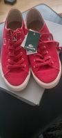 Lacoste Airburn Sneaker, Rot, Grösse 42, Neu mit Etikett