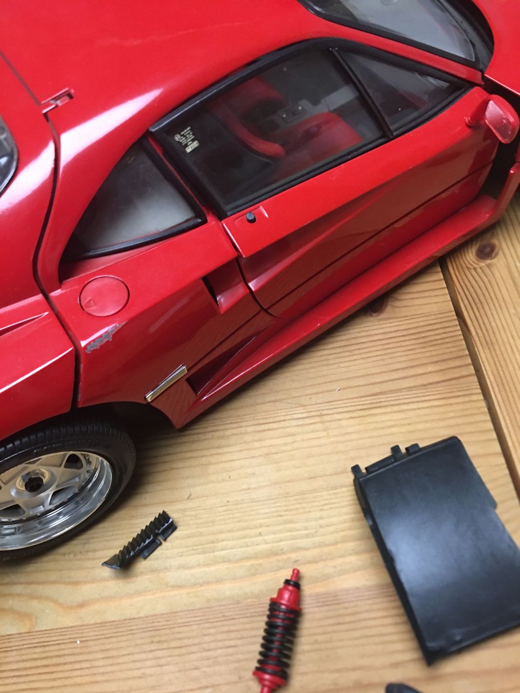 Pocher Modellini d'auto: Pocher Ferrari F-40 – Difettoso da Lichtensteig venduto da gregi44 6