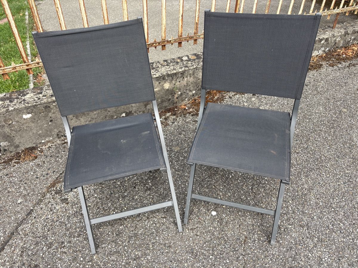 Sedie: 2 chaises de jardin, terrasse ou camping – Usato da Bernex venduto da pierrot1010