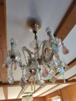 Elegante Lampe / Deckenlampe mit Kristallen, Vintage Stil
