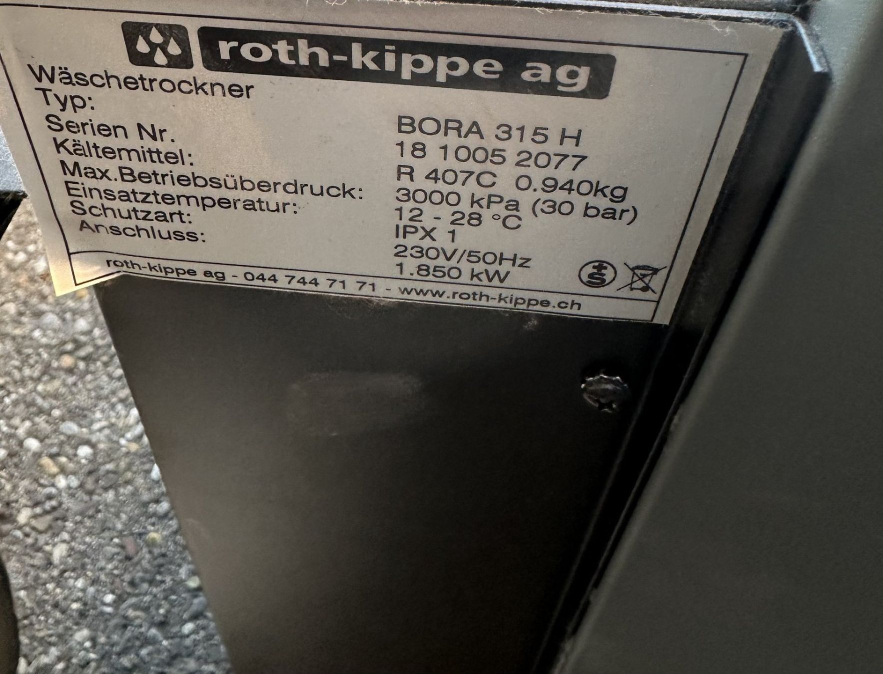 Wäschetrockner: Bora315H  Raumluft-Wäschetrockner – Gebraucht aus Glattbrugg von ani1234 1