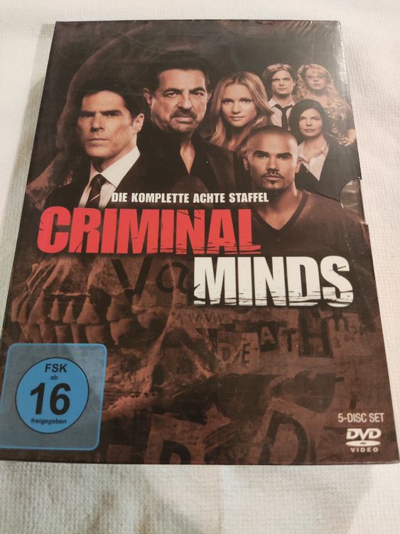 Criminal Minds die komplette 8. Staffel (DVD) NEU und OVP Kaufen auf Ricardo