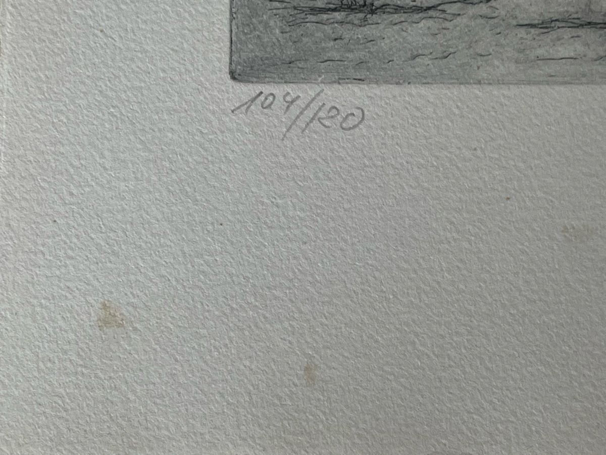Grafiken & Lithographien: Luigi Crippa, Lithografie 1980 – Gebraucht aus Laupen BE von Rohe5500 3