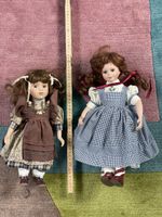 2 Alte Porzellan-Puppen