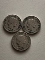 Lot mit 3 Stk. 5 Rp.  (1893/94/95)
