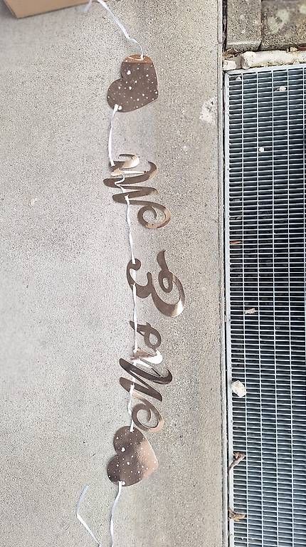 Tutte le decorazioni: Schriftzug   Mrs & Mr – Usato da Meisterschwanden venduto da kuschti01