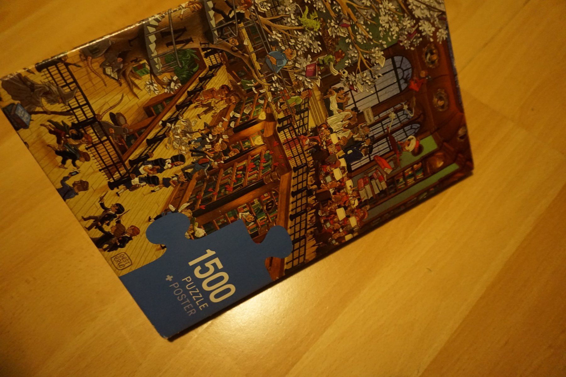 Heye Puzzle: Heye Puzzle "Library" mit 1500 Teilen - Komplett! – Usato da Zürich venduto da einalemjena 2