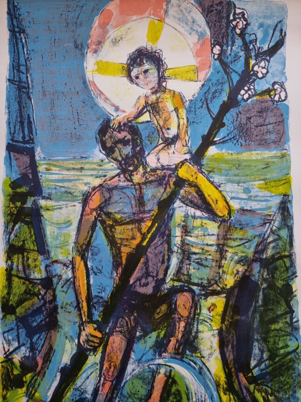 Grafica & Litografie: HANS STOCKER LITHOGRAPHIE SIGNIERT NUMMERIERT – Usato da Gersau venduto da grafik-kunst 2