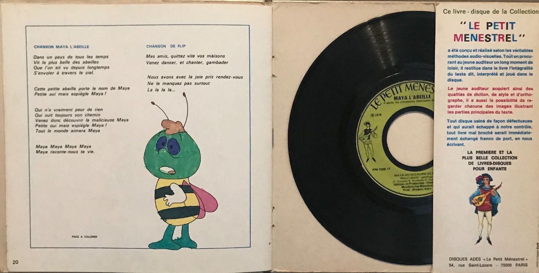 Schallplatten: MAYA - MAYA AU SECOURS DE FLIP – Gebraucht aus Bussigny von vinyl-pas-cher 7