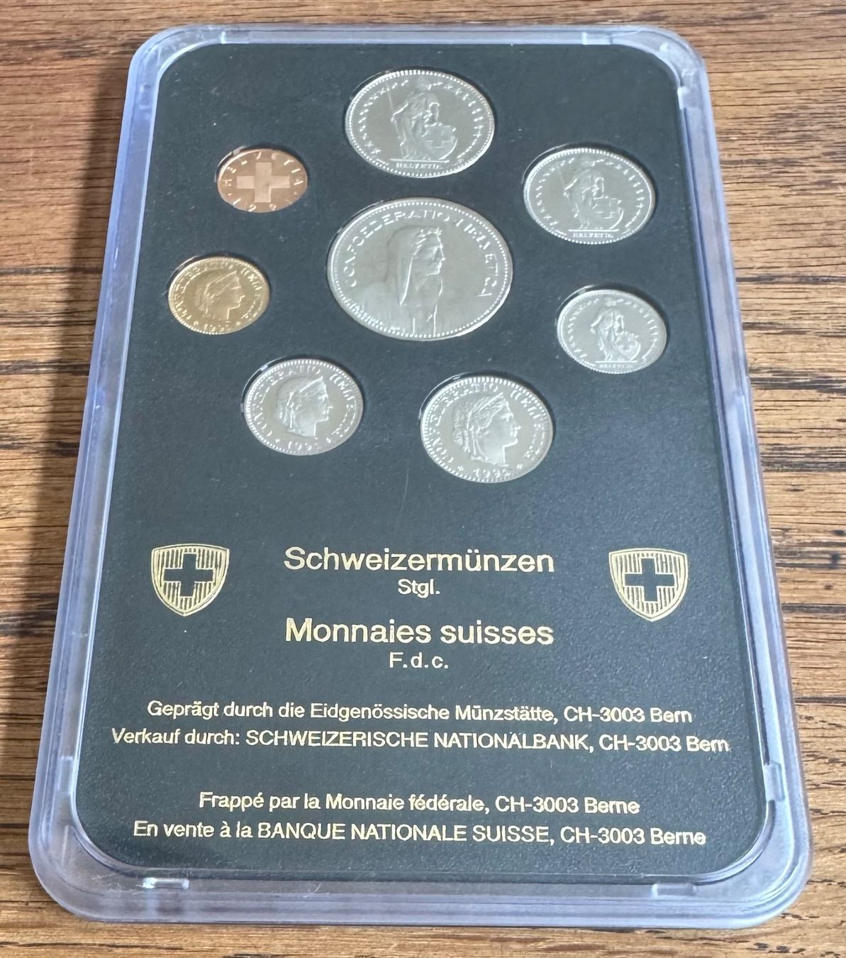 Tutti le monete: Schweizer Komplettsatz, 1991, Stgl! – Usato da Ebikon venduto da Dmasterx 3