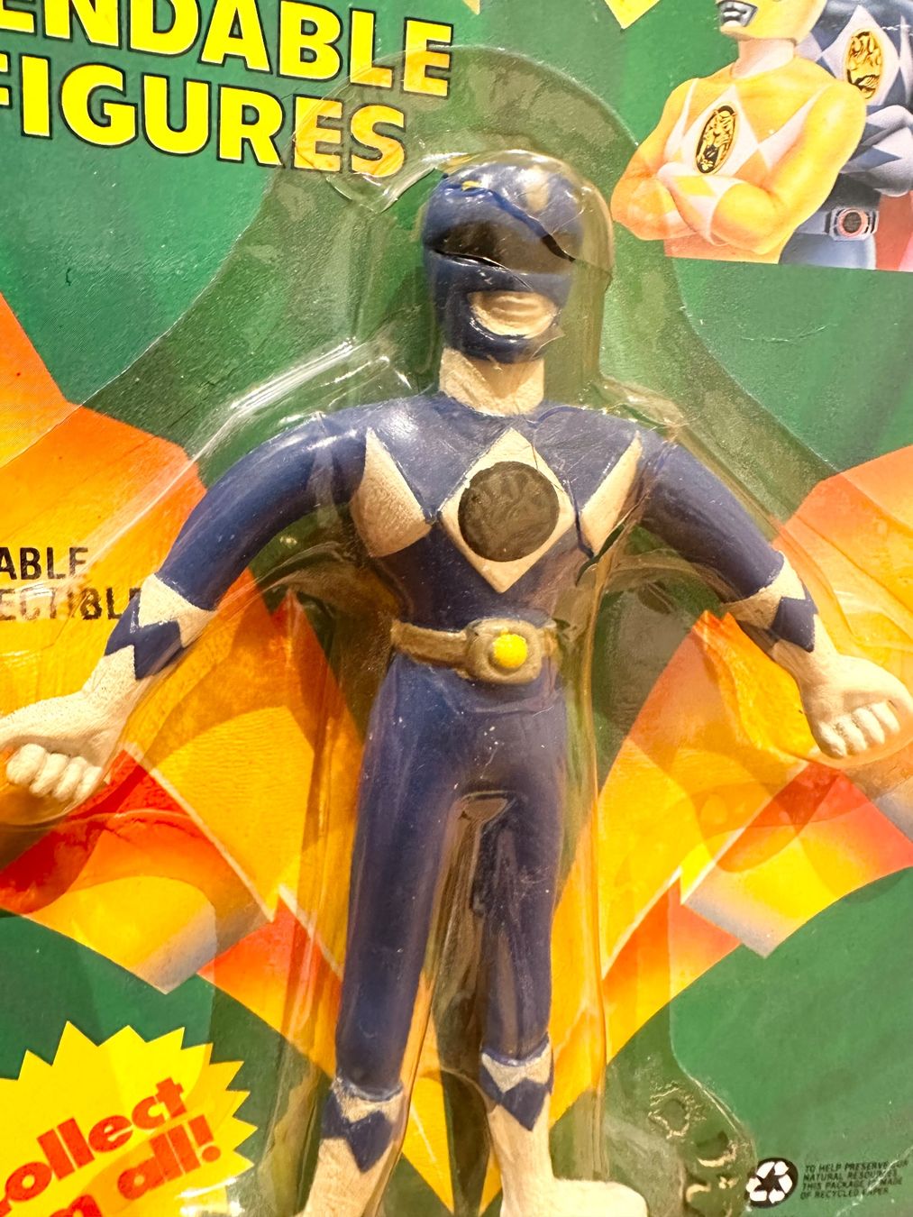 Statuette: 1993 Power Rangers Bendable Blue Ranger Billy saban – Nuovo e nell'imballaggio originale da Baar venduto da Mic_vL 2