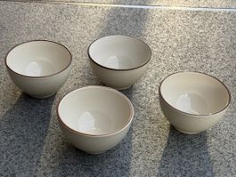 4 stk Original Rössler Design Schalen Müslischalen