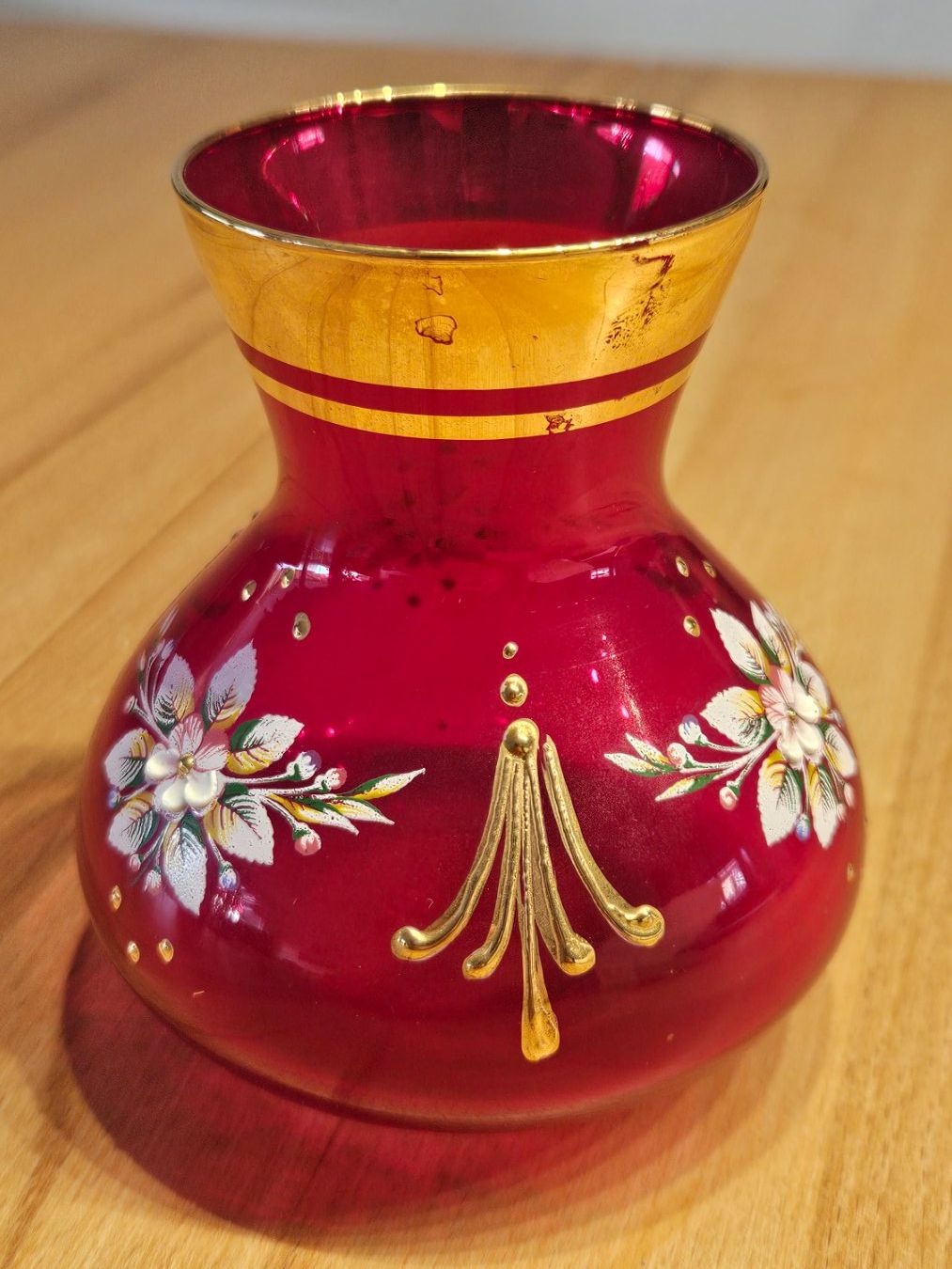 Vasi & Recipienti: Vase, Glasvase rot – Usato da Jona venduto da ASMARADO 2