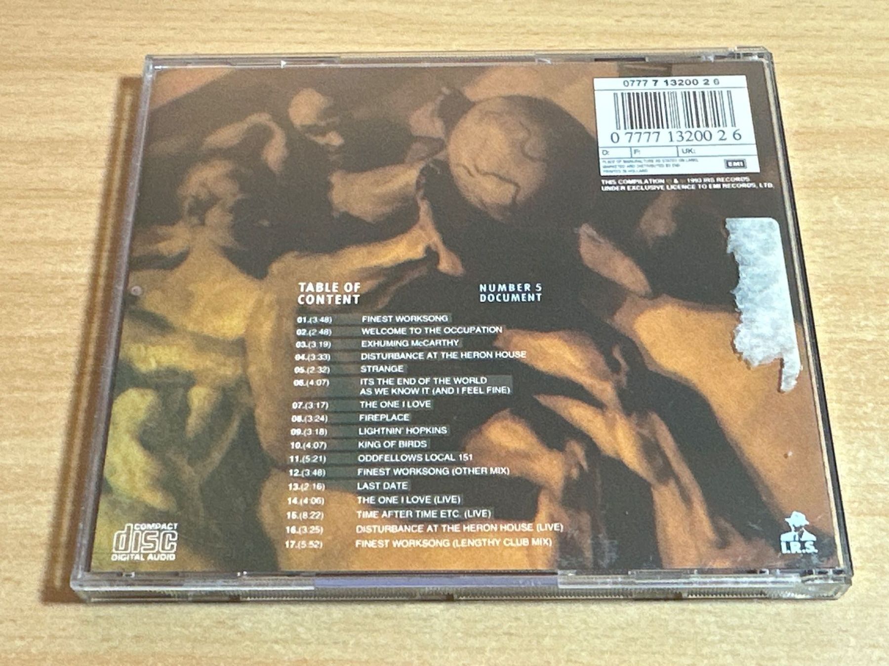 CD: R.E.M. – Document – Usato da Rikon im Tösstal venduto da Alpenmutz 1