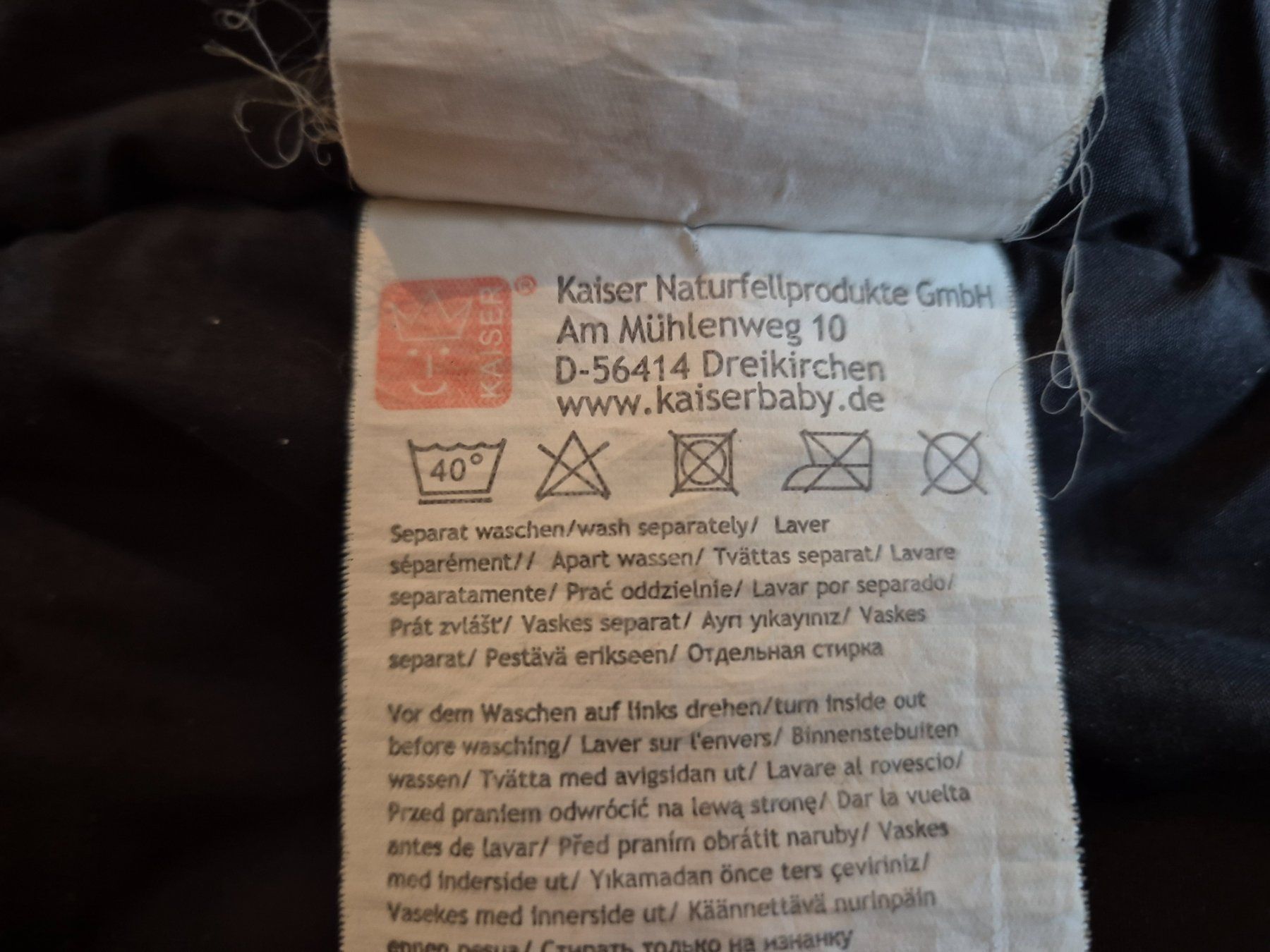 Kaiser Schlafsäcke: Kaiser Thermo Fusssack mit Schaffell – Gebraucht aus Bremgarten AG von Spirelli 4
