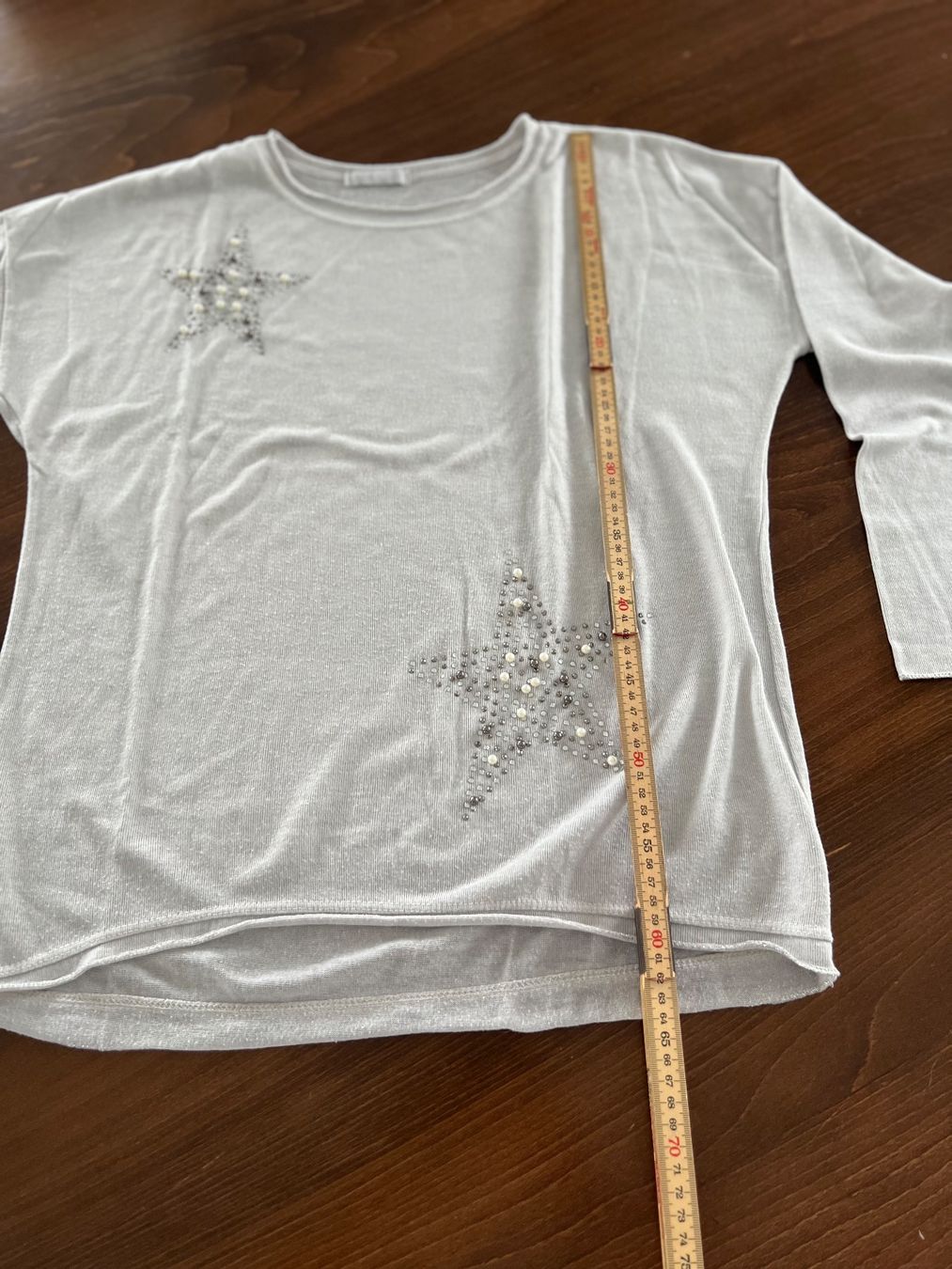 Maglioni & Felpe: Damen Pullover grau mit Stern-Motiv Gr. M – Usato da Ebmatingen venduto da Mistelu 3