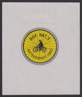 1940, Velo- Radfahrer, Soldatenmarke RDF BAT.5, Einerbögli