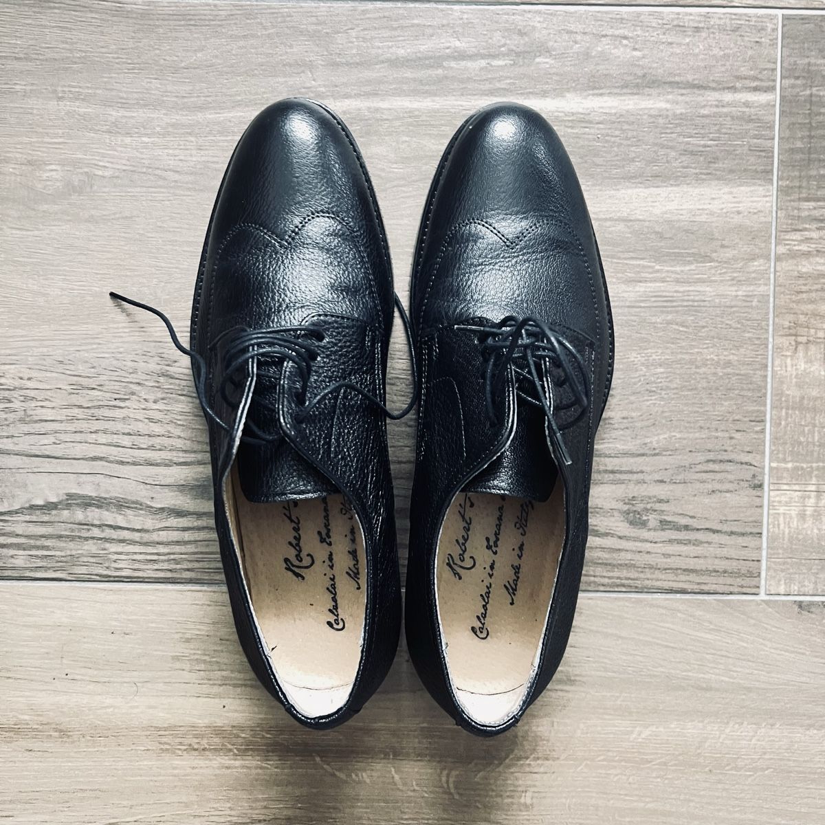 Scarpe da uomo: Robert's Echtleder Herren Schuhe, Schwarz, Grösse 40 – Usato da Reinach, BL venduto da Fer1973