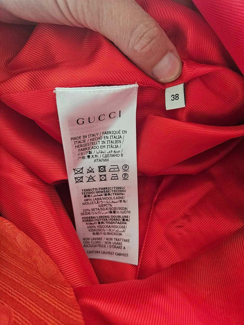 Gucci Kleider: GUCCI Kleid Wolle-Seide rot – Neu (gemäss Beschreibung) aus Luzern von schuhparadies159 4