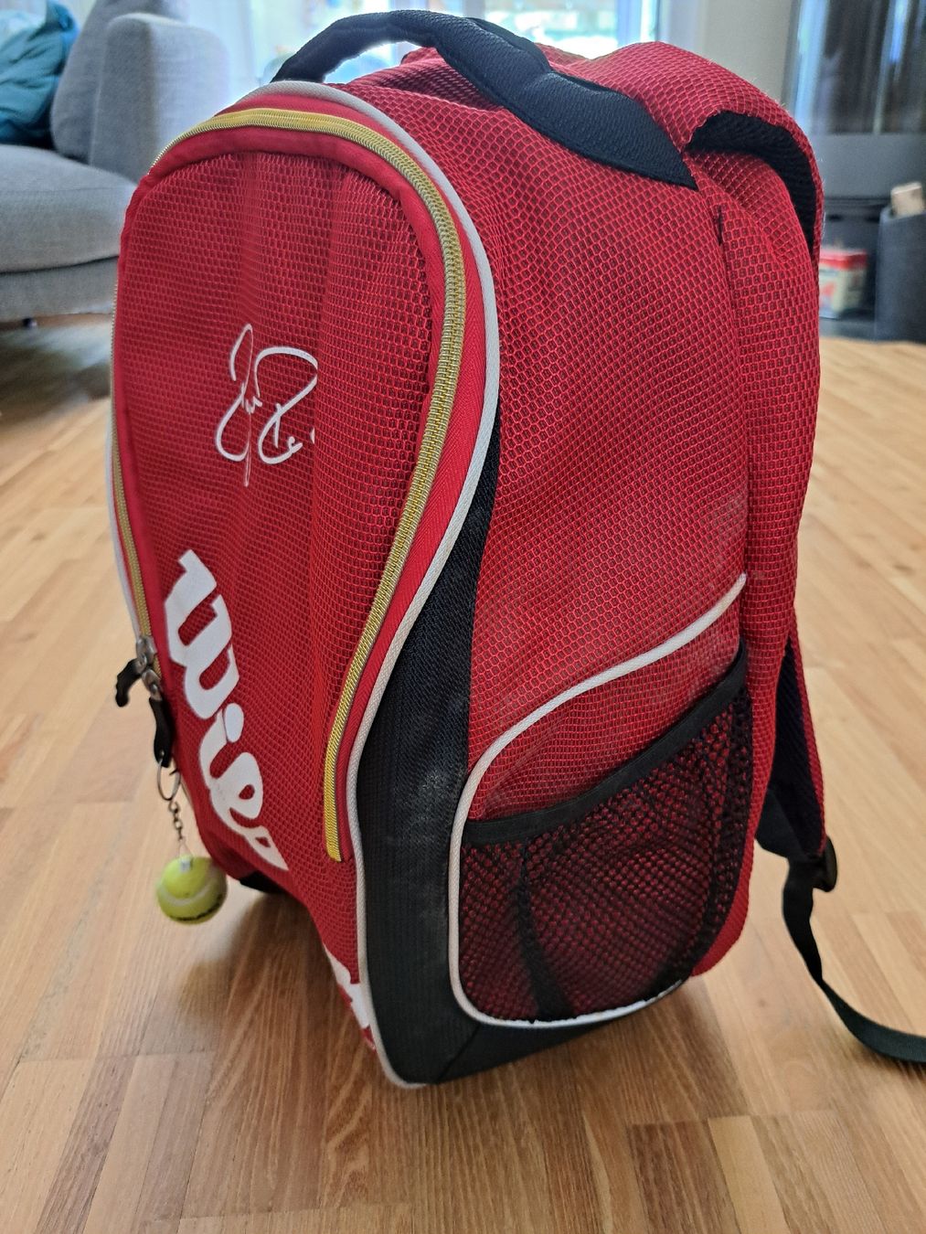 Wilson Zaini: Wilson Rucksack, Unterschrift Roger Federer.top zustand – Usato da Mollis venduto da kae11 3