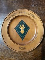 Holztafel "Grenadier Schule Losone 1956" 22cm