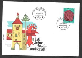 FDC 700 150 Jahre BL ET Liestal 26.5.1983 schön illustriert