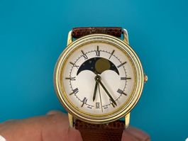 Mondphasenuhr mit japanischem Quarzwerk