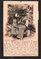 AK Wallis , gel. 1900 mit 2xUPU