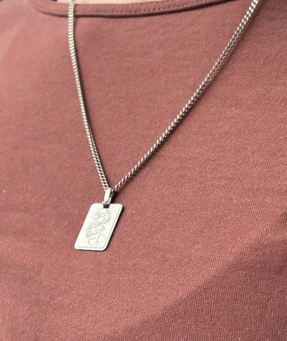 Catenine: Silberkette Ich liebe dich – Usato da Dittingen venduto da Bijoubelle 6