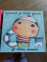 Cadre "quand je serai grand" 30x30 