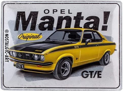 Insegne: Opel Manta Metallschild – Nuovo e nell'imballaggio originale da Menziken venduto da _Goldis_