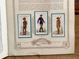 1938 - BRITISH EMPIRE Antikes Sammelbilder Album - Uniformen