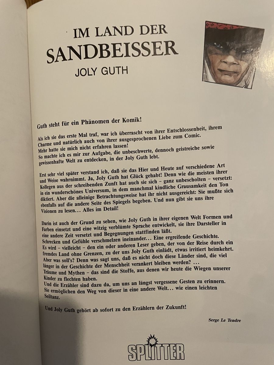 Fumetti: IM LAND DER SANDBEISSER / Joly Guth / Splitter – Nuovo (secondo la descrizione) da Pfungen venduto da Druller 2