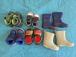 Kinder-Schuhe Paket Gr. 21–23 (Adidas, Converse, Crocs