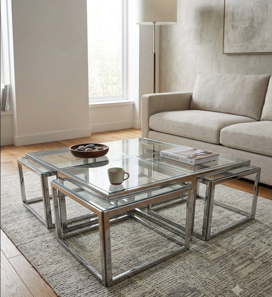 Kare Tische: Couchtisch aus Glas Kare Design – Gebraucht aus Romanshorn von topolino91
