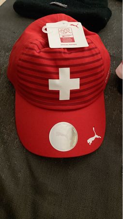Puma Baseball Cap Swiss Ski Team rot neu
