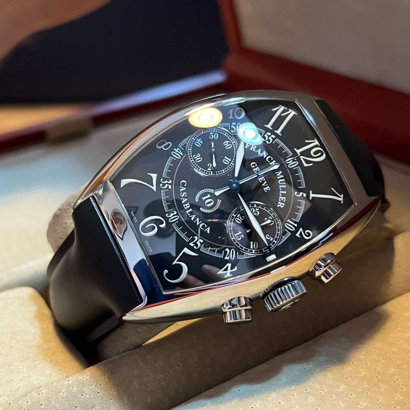 Franck Muller Uhren: Franck Muller Casablanca Chronograph Full Set 8880CCC – Gebraucht aus Carouge GE von Watchaser 6