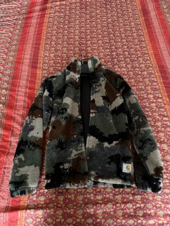 Carhartt WIP Fleece Jacke Camo, XS - Winter Warm!