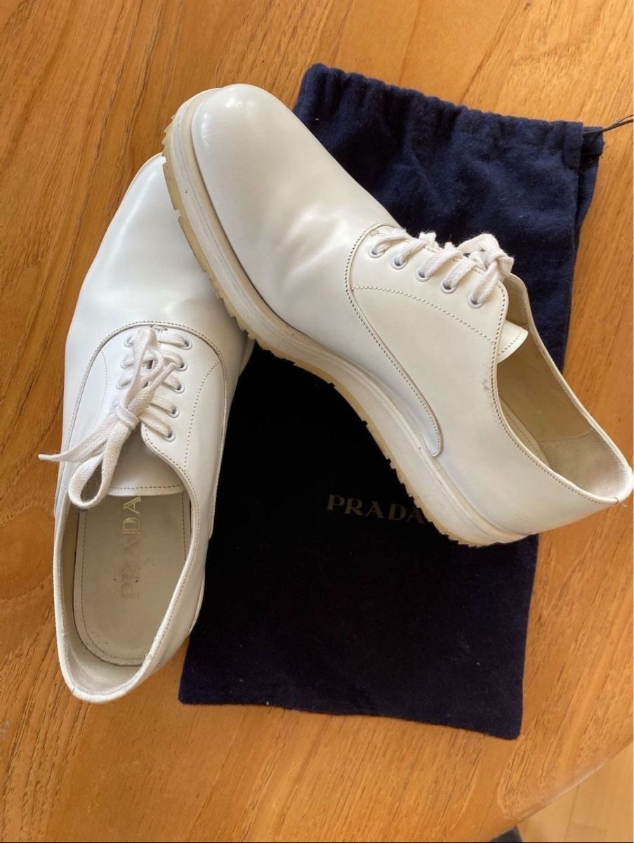 Prada Scarpe da uomo: Prada Leather Derby Shoes, Size EU 41 – Usato da Zürich venduto da Grothschild 1