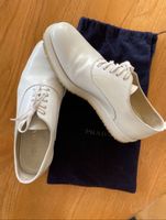 Prada Leather Derby Shoes, Size EU 41