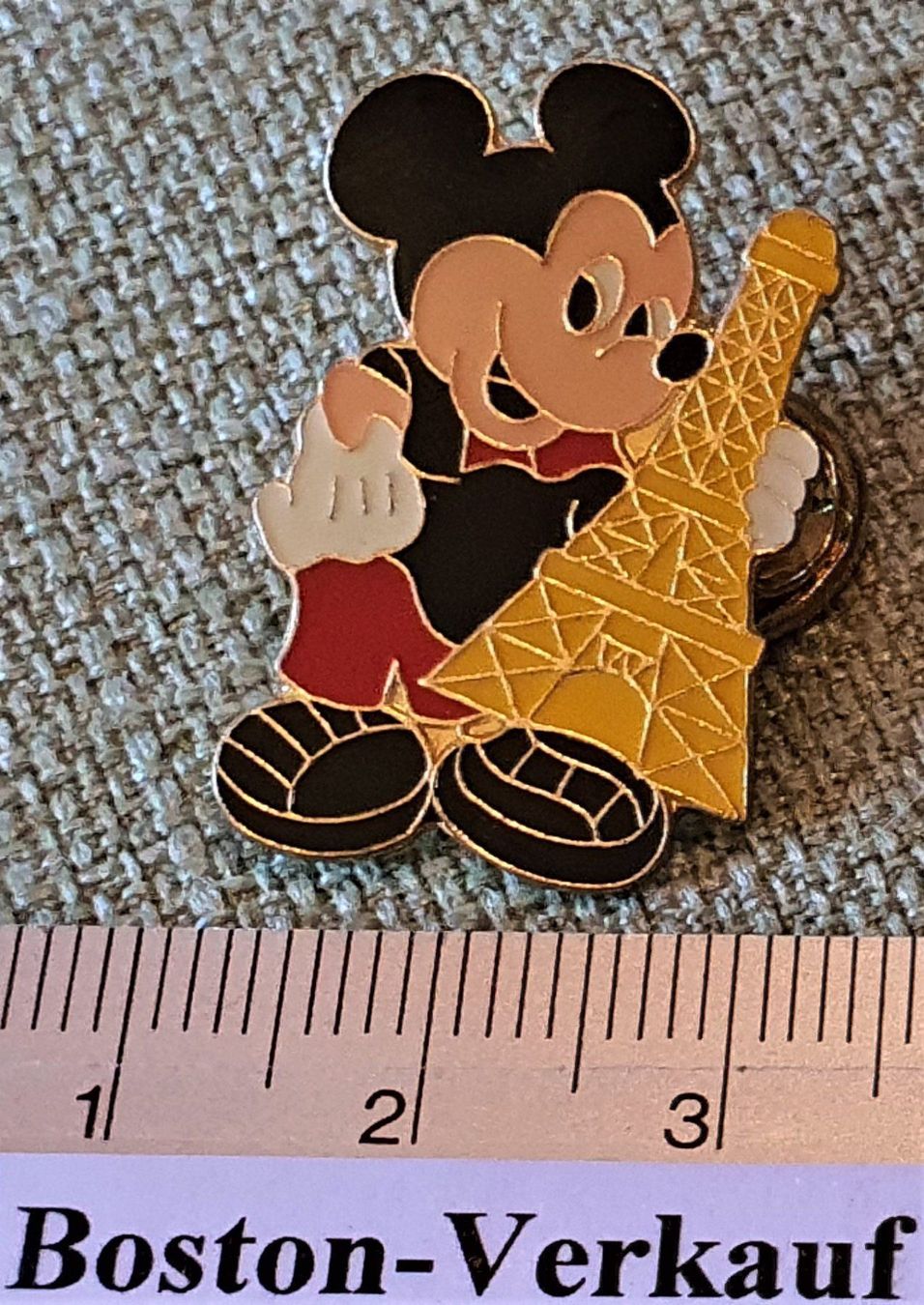 Placchette & Badge: C988 - Pin Mickey Mouse mit Eiffelturm – Usato da Reinach BL venduto da Boston-Verkauf 1