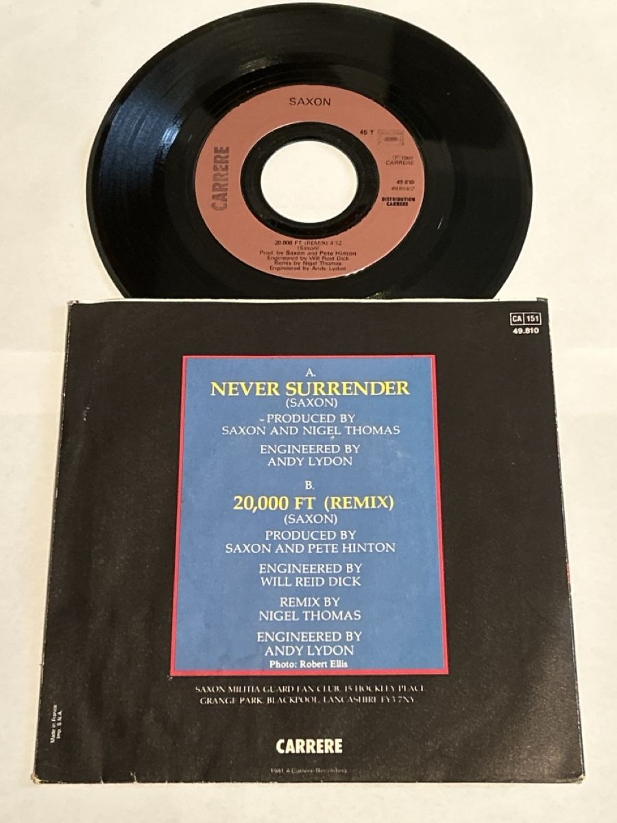 Dischi in vinile: Saxon. 1981. Never Surrender – Usato da Faulensee venduto da Mizuno06 1