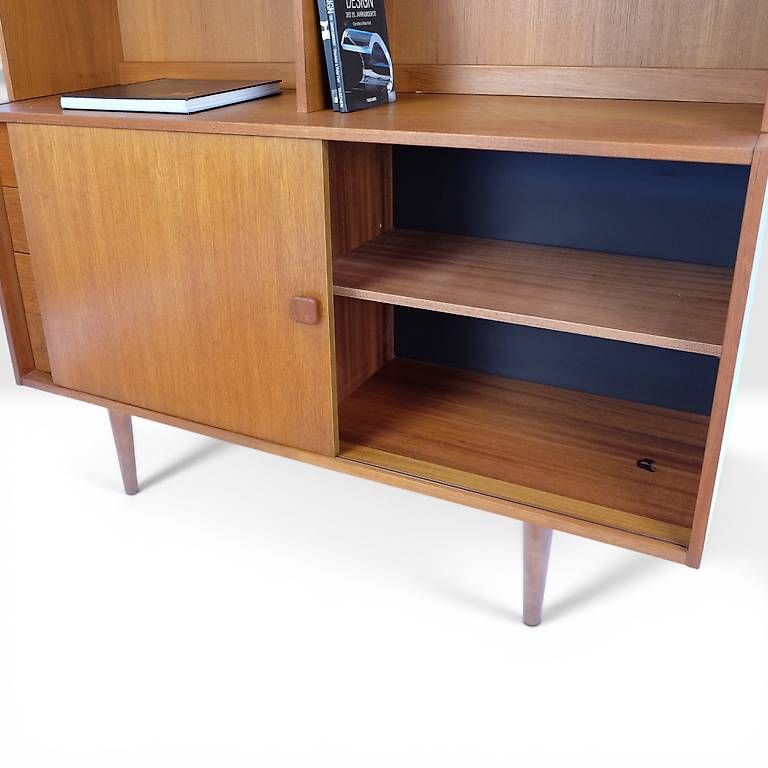 Commodes: Mid Century teak Sideboard mit Aufsatz – D'occasion à basel par vintory.ch 2