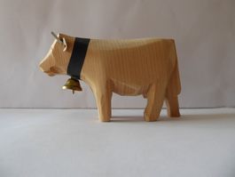 Nostalgie Holztier Kuh, 15,0cm lang, Fuchs, Hofstetten BE