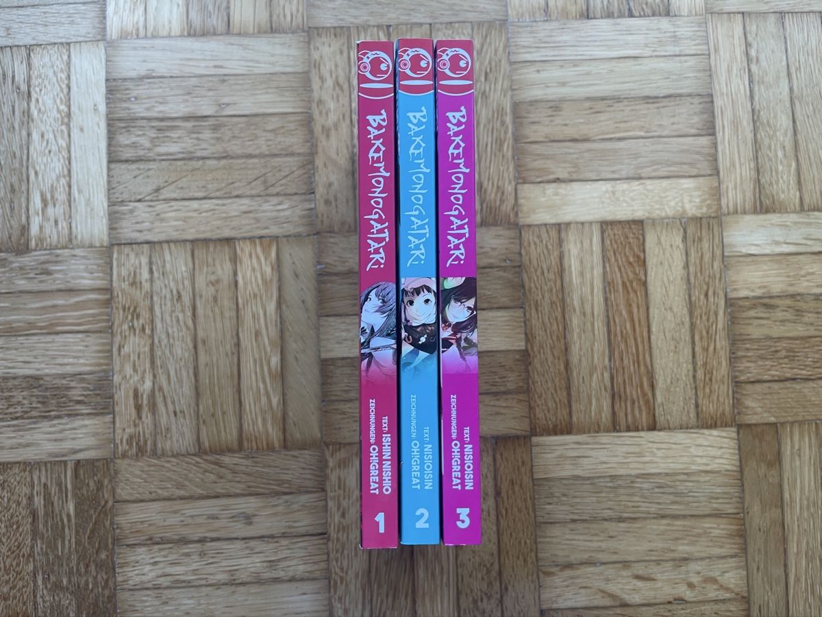 BD: Bakemonogatari Manga 1-3  – D'occasion à Trimbach par tir_d9vw 3
